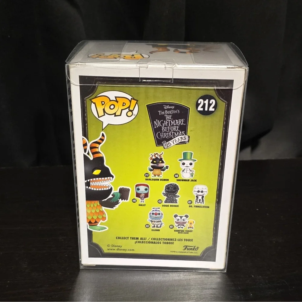 Funko Pop! Harlequin Demon #212 GITD Barnes & Noble Disney Nightmare Before Chr…